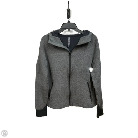 Athletic Jacket By Rei In Grey, Size: M