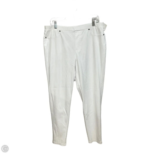 Pants Other By Style And Company In White Denim, Size: 14