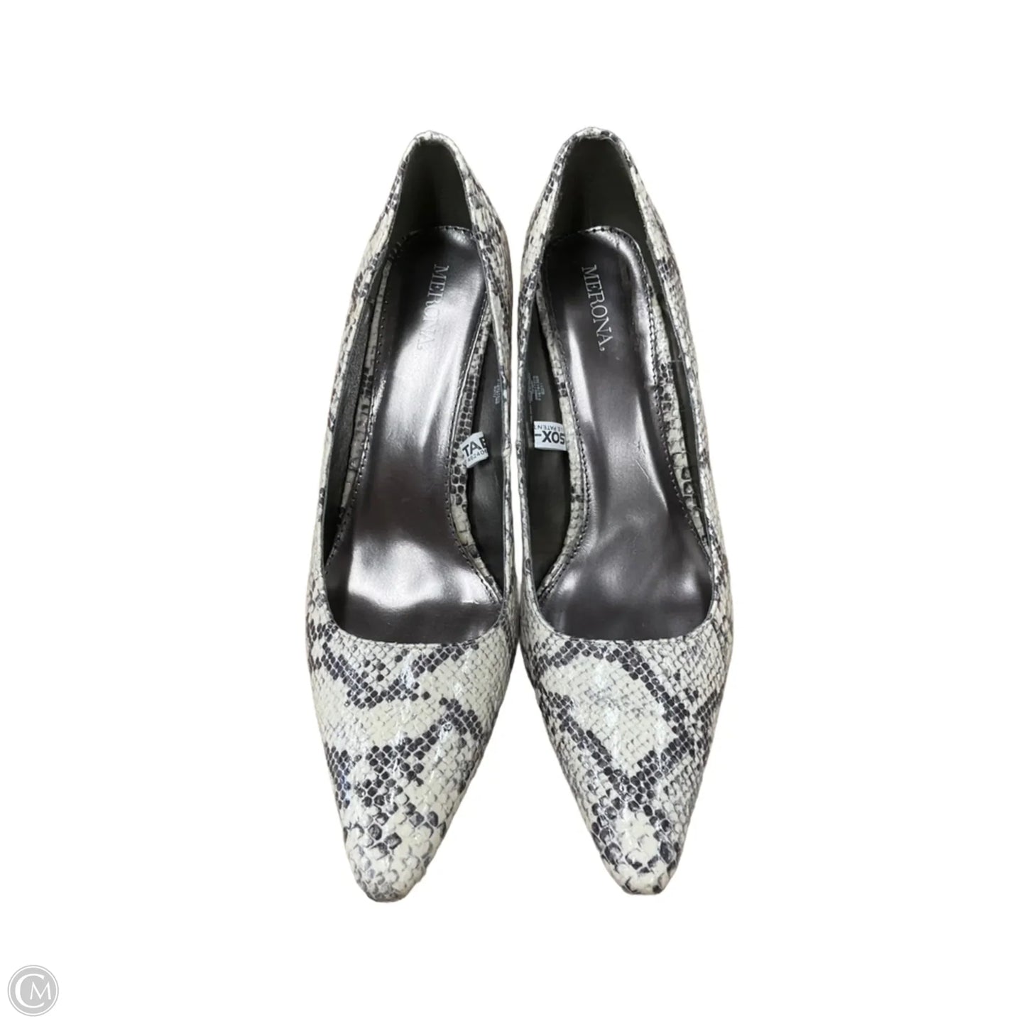 Shoes Heels Stiletto By Merona In Snakeskin Print, Size: 8.5