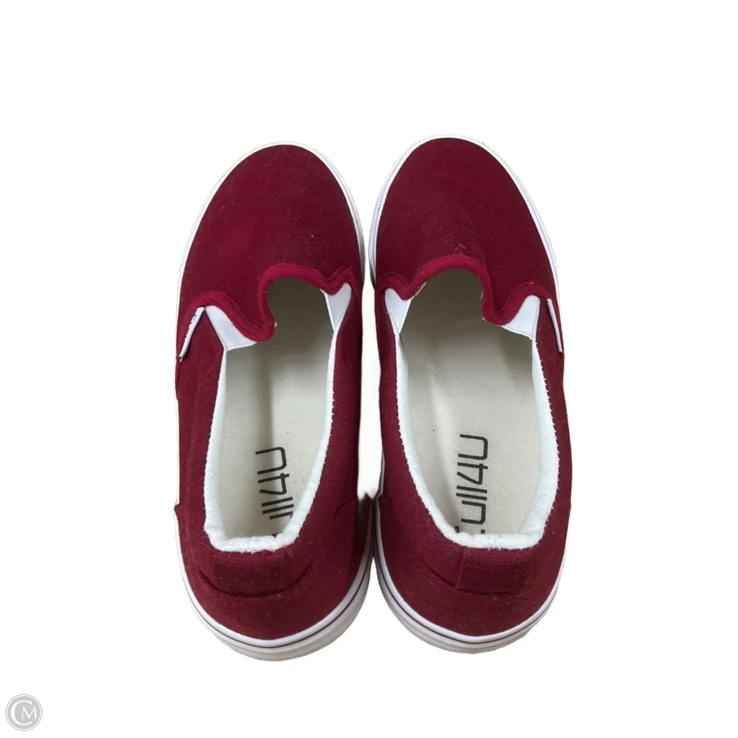 Shoes Flats By Cmc In Red & White, Size: 9