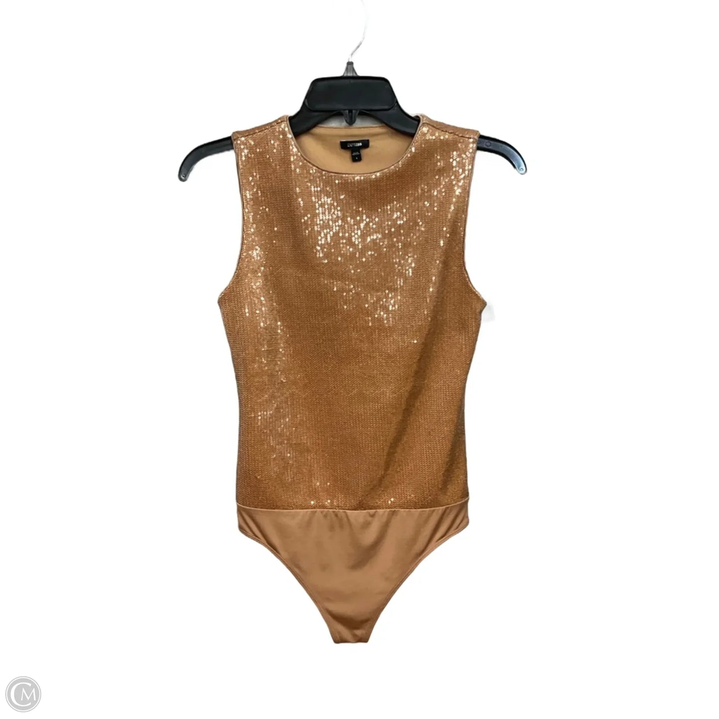 Bodysuit By Express In Gold, Size: S