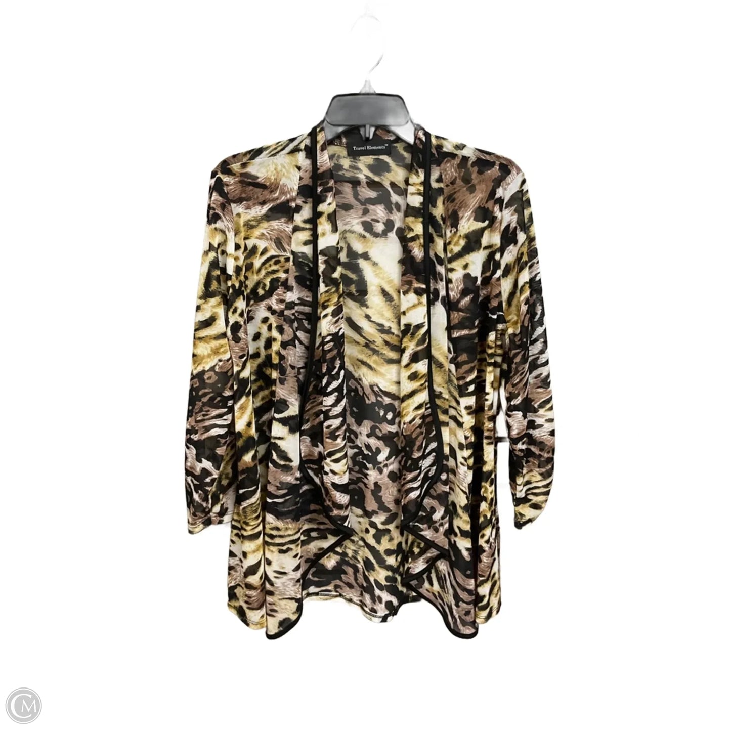 Kimono By Travel Elements In Animal Print, Size: M