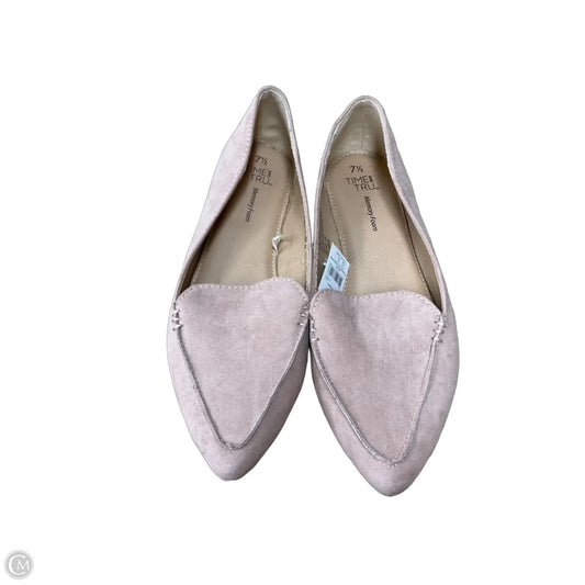 Shoes Flats By Time And Tru In Pink, Size: 7.5