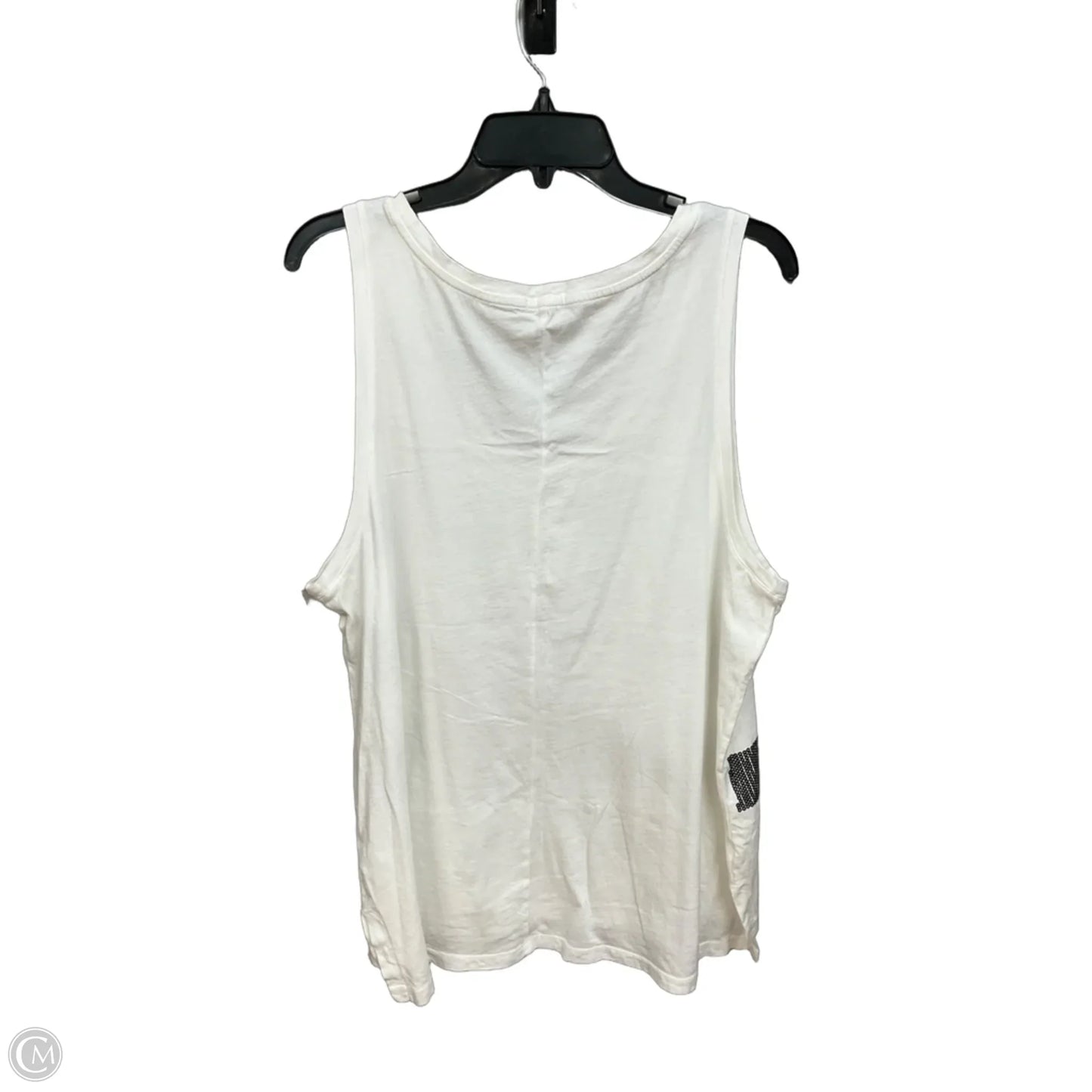 Top Sleeveless By Gap In White, Size: Xl