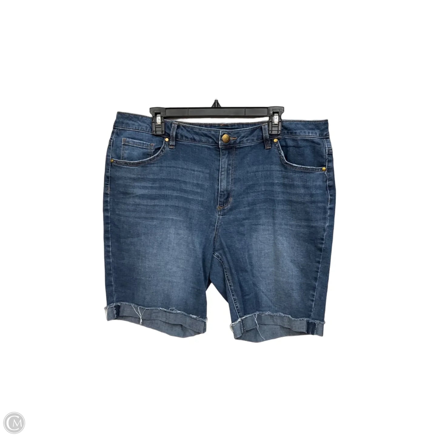 Shorts By Cmc In Blue Denim, Size: 18