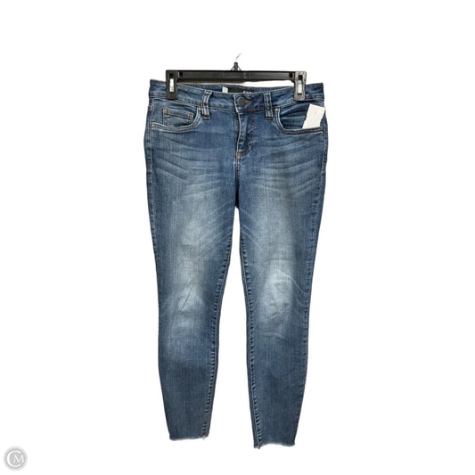 Jeans Cropped By Kut In Blue Denim, Size: 4