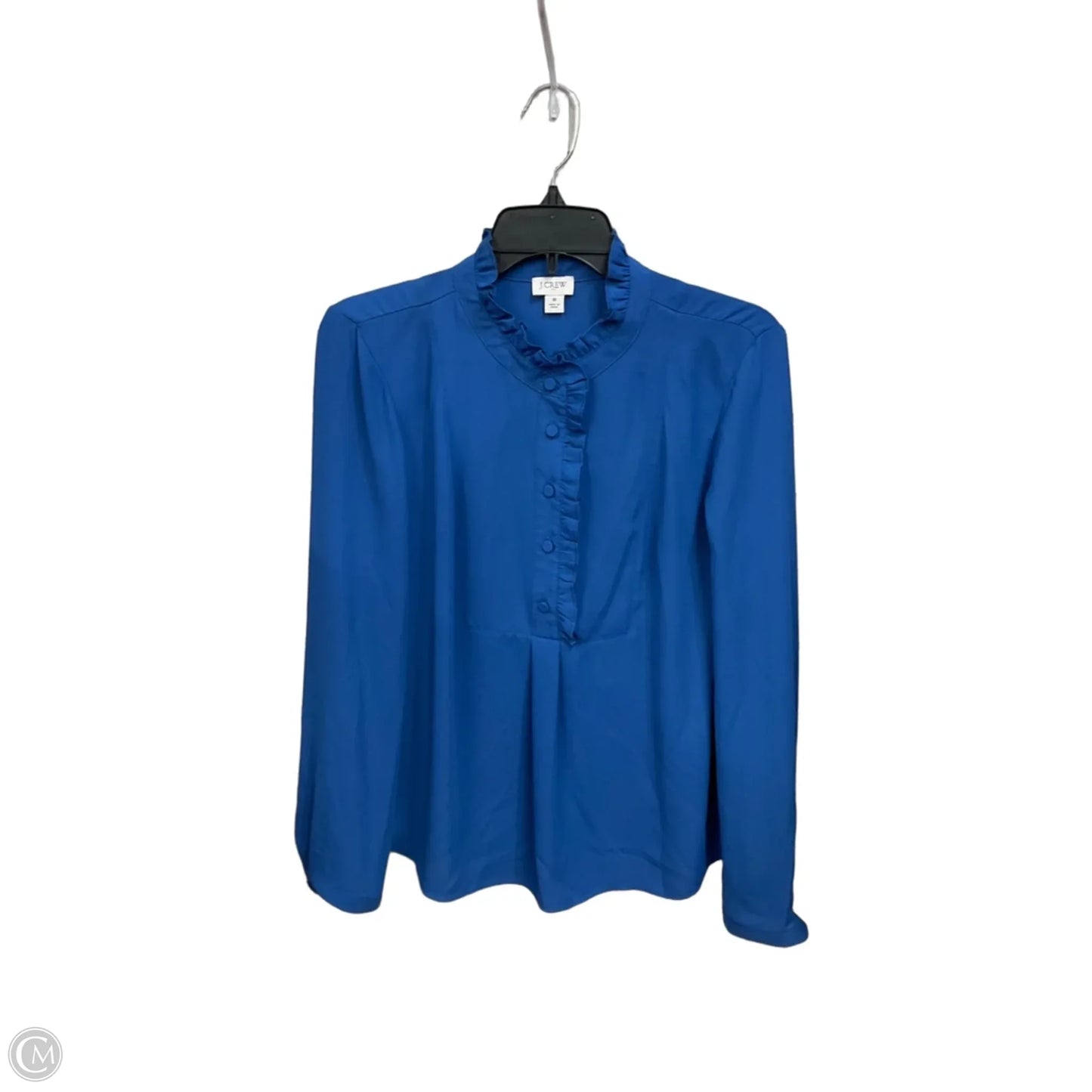 Top 3/4 Sleeve Basic By Express In Blue, Size: Xs