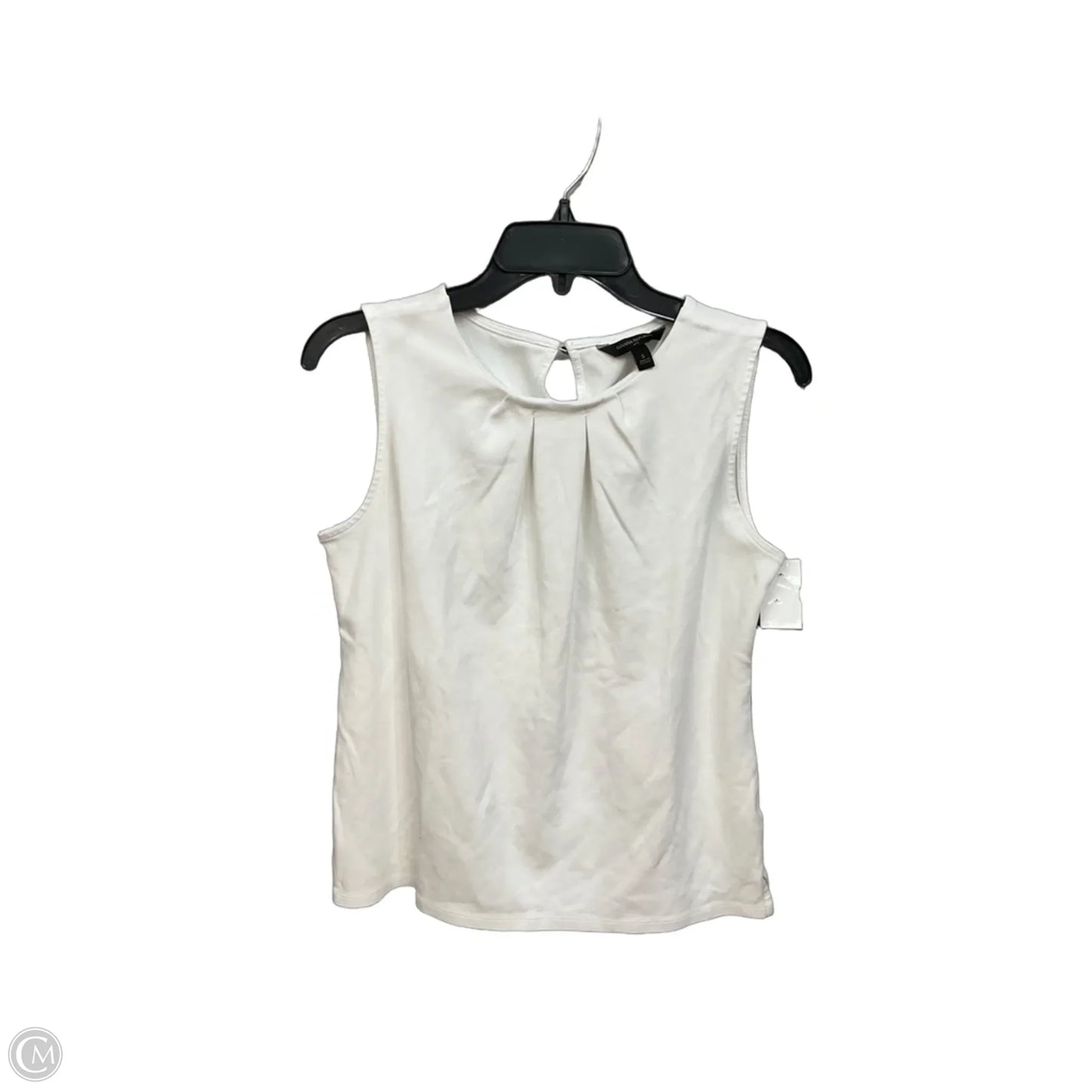 Top Sleeveless Basic By Banana Republic In White, Size: S