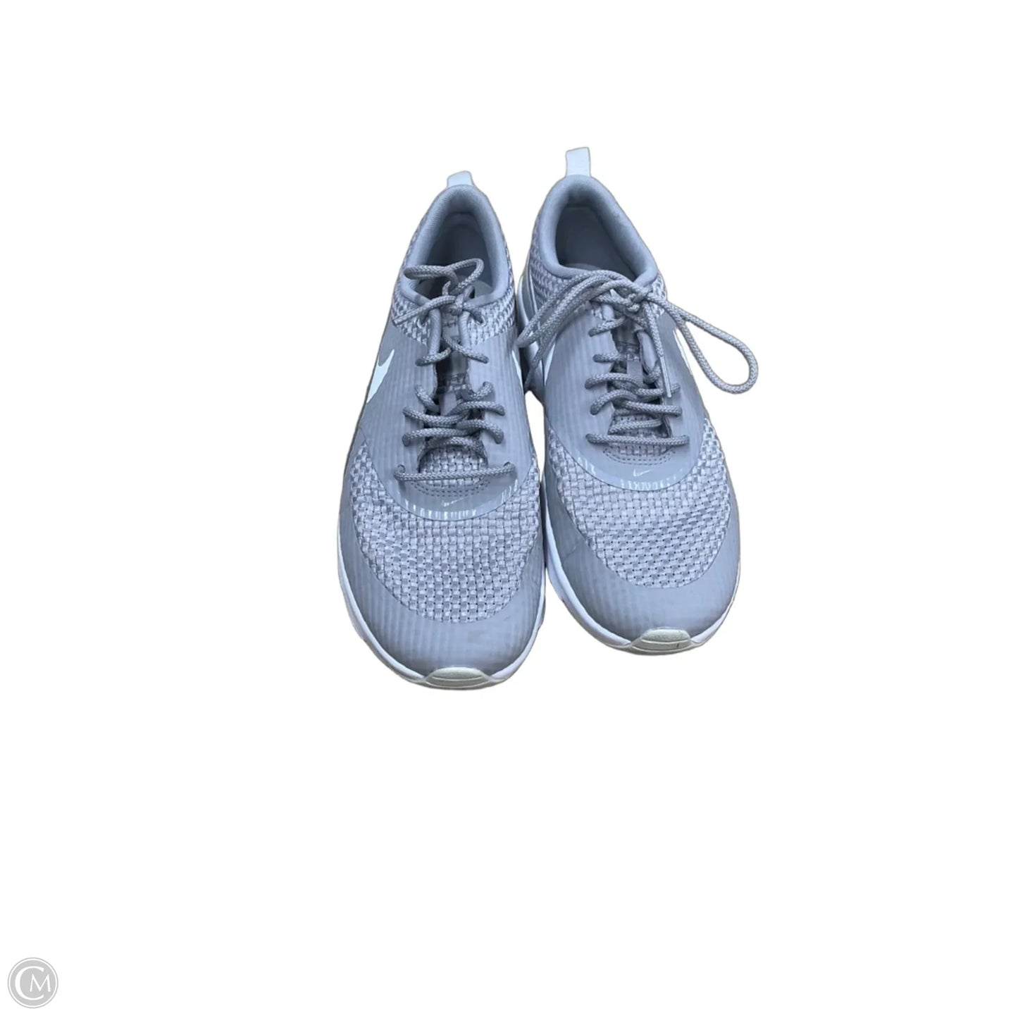 Shoes Athletic By Nike In Grey & White, Size: 9