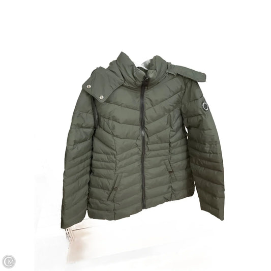 Coat Puffer & Quilted By Nautica In Green, Size: M