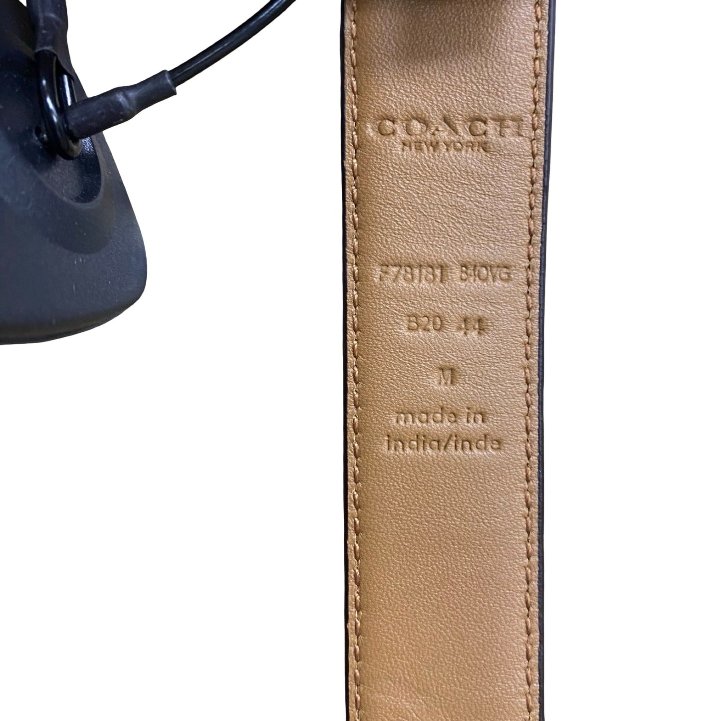 Belt Designer By Coach In Cream, Size: