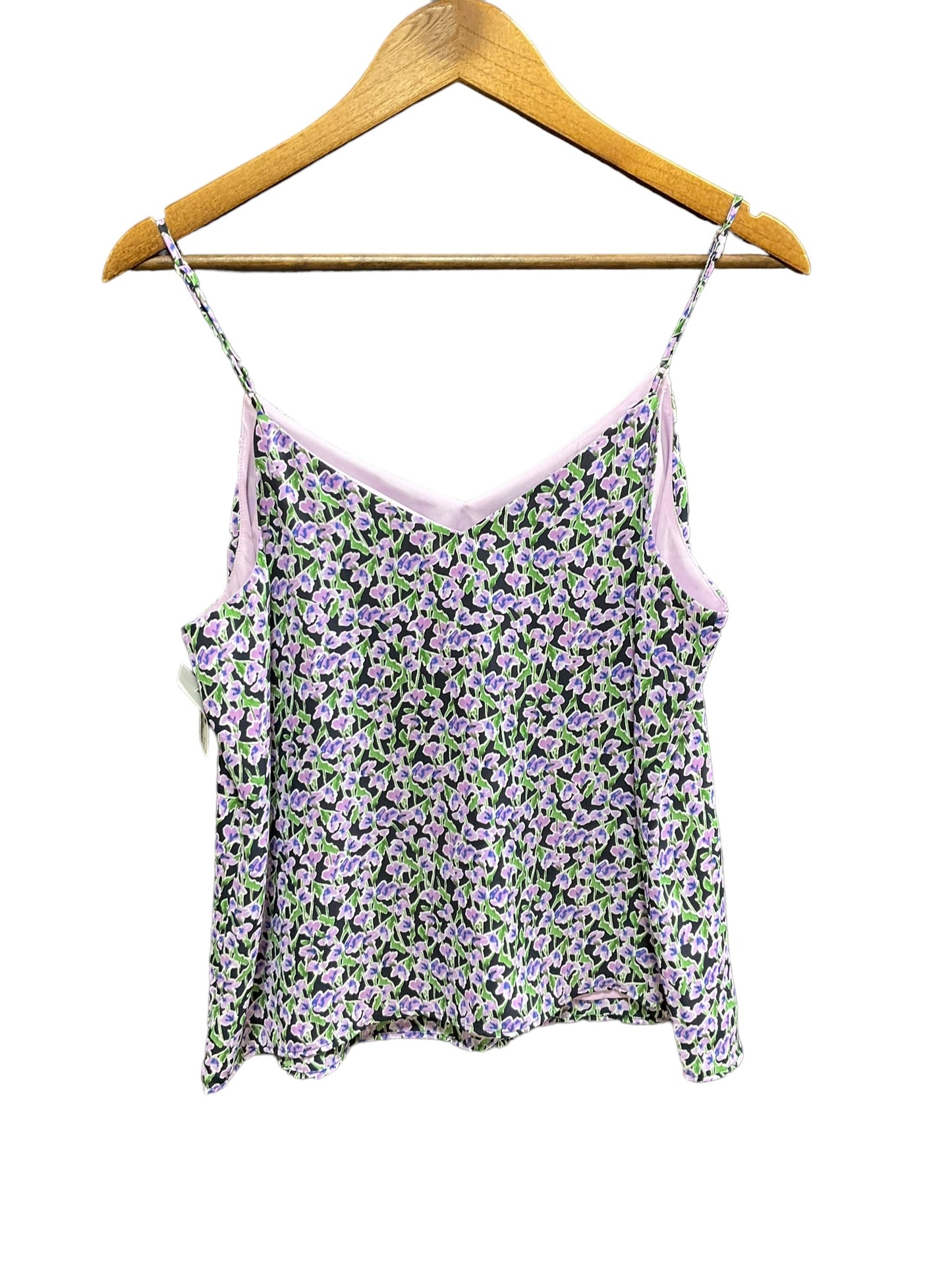 Floral Print Top Sleeveless Basic Banana Republic, Size M