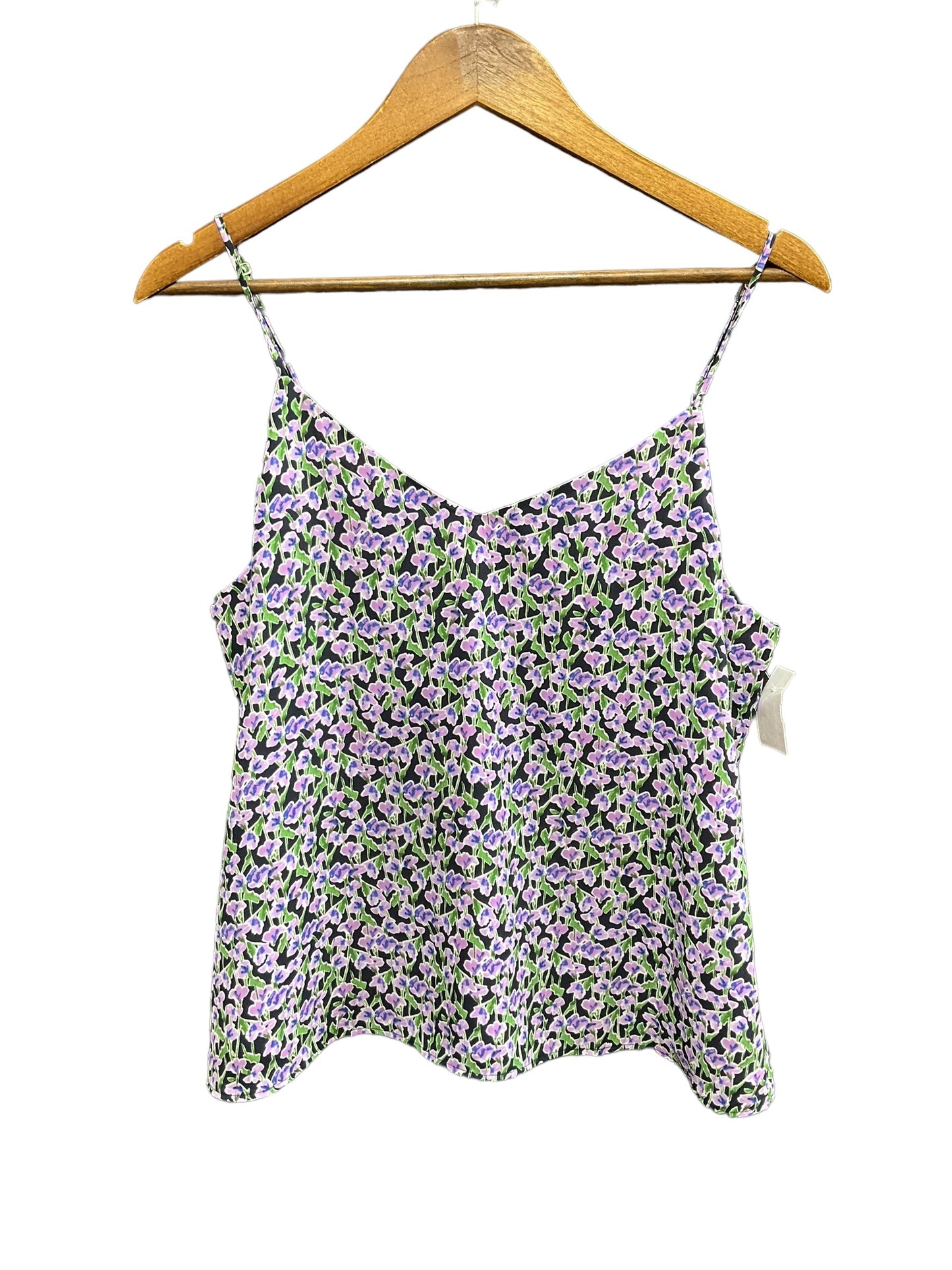 Floral Print Top Sleeveless Basic Banana Republic, Size M