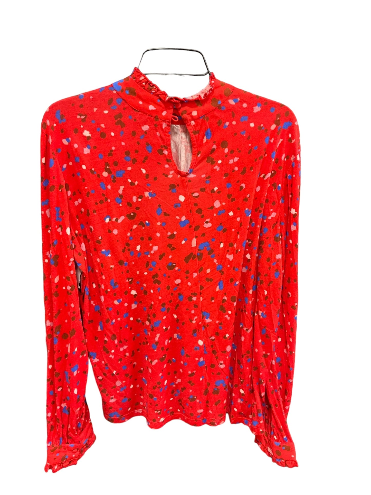 Top Long Sleeve By Conditions Apply In Red, Size: L