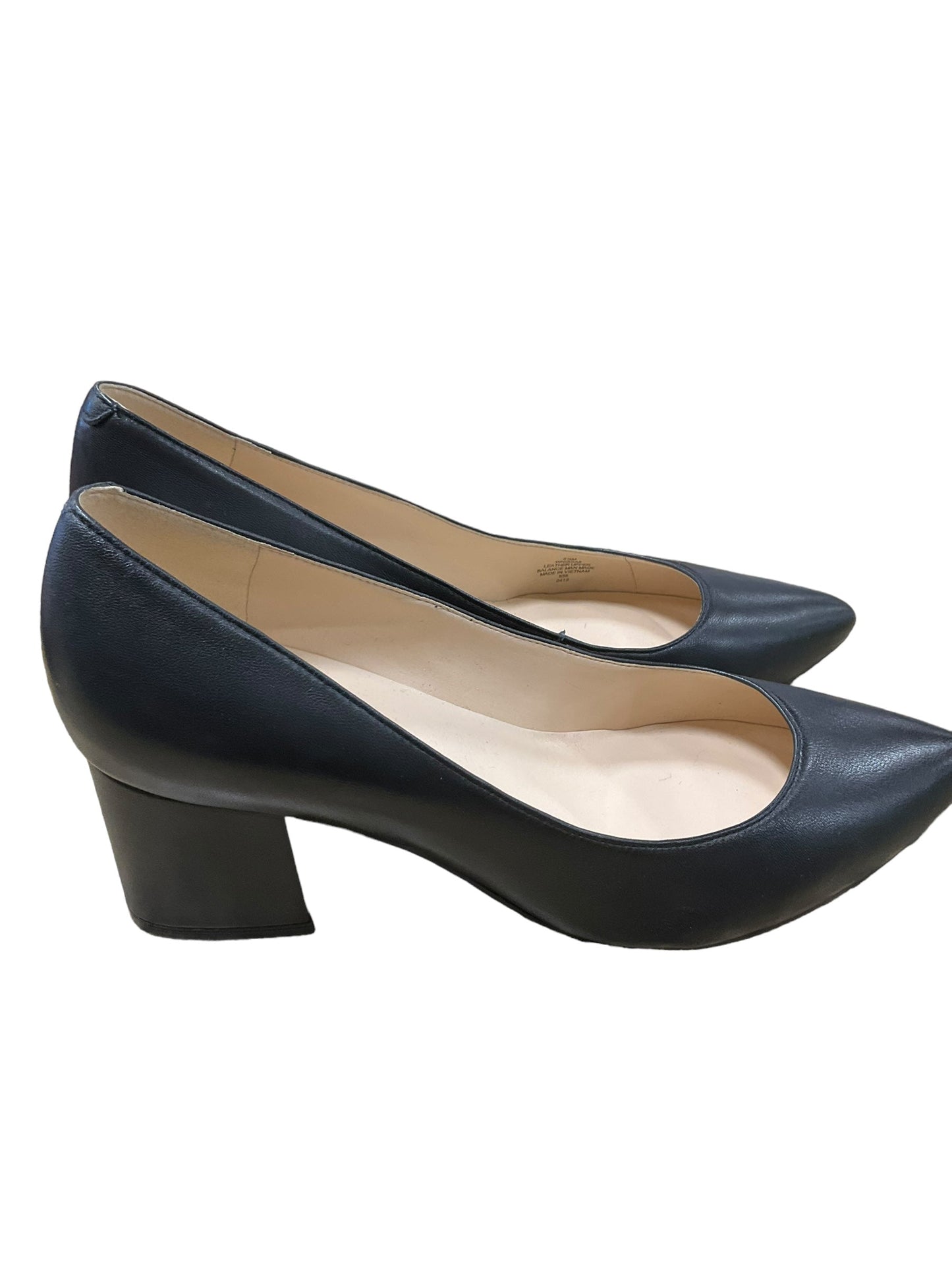 Shoes Heels Block By Nine West In Black, Size: 8.5