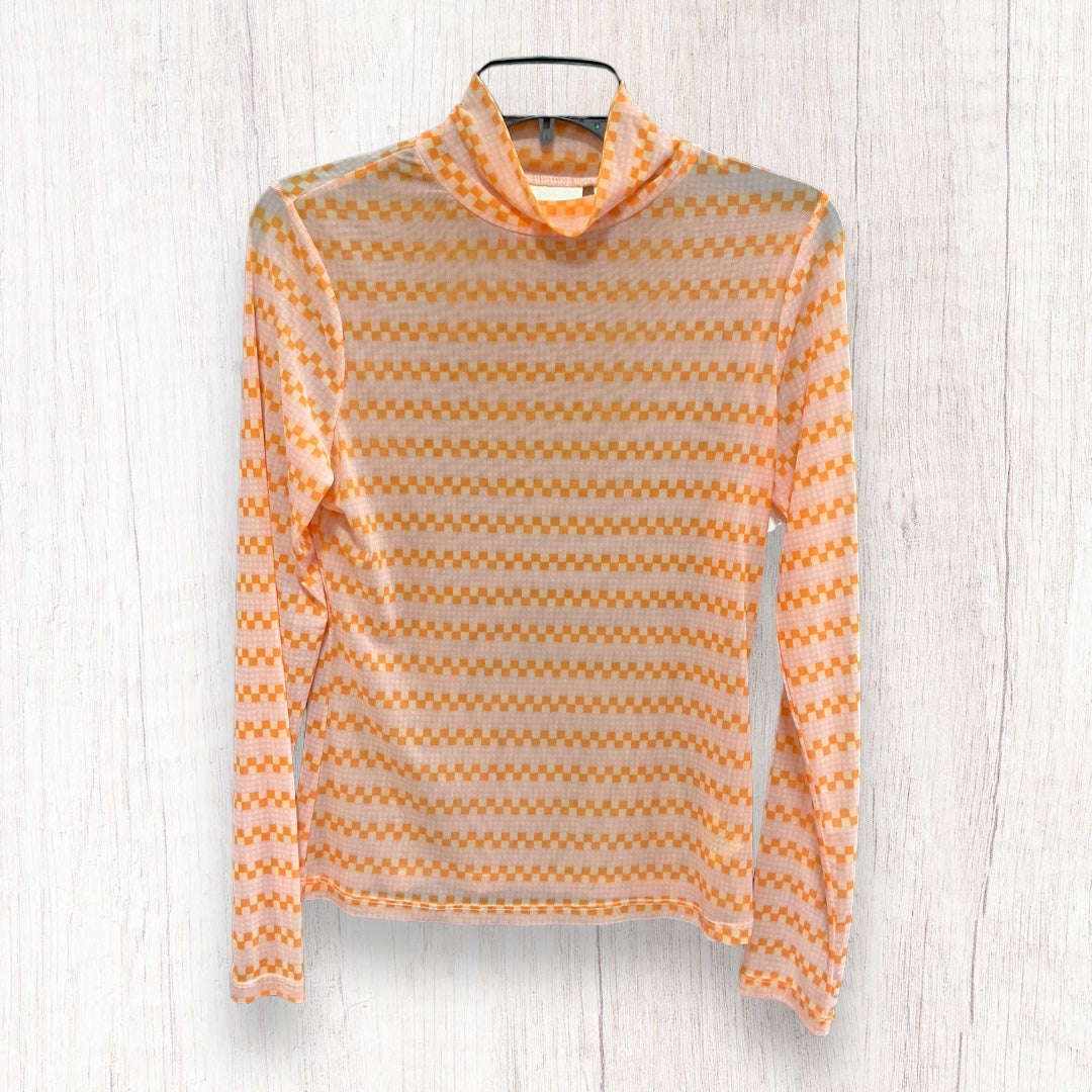 Top Long Sleeve Basic By Pilcro In Orange, Size: S