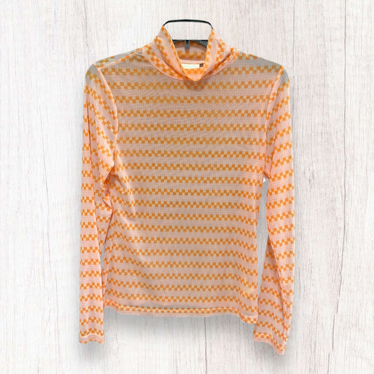 Top Long Sleeve Basic By Pilcro In Orange, Size: S