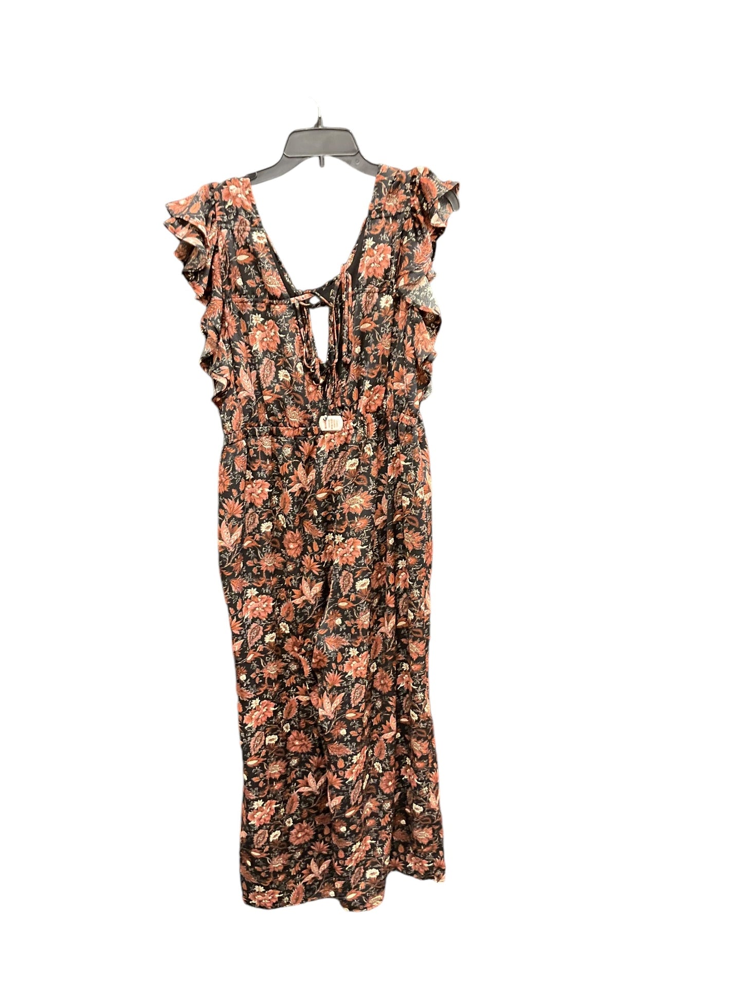 Jumpsuit By Madewell In Floral Print, Size: Xl