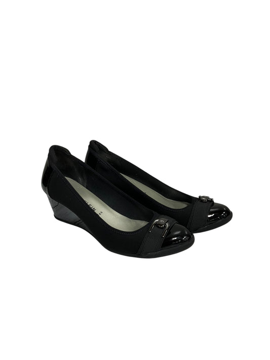 Shoes Heels Wedge By Anne Klein In Black, Size: 8.5