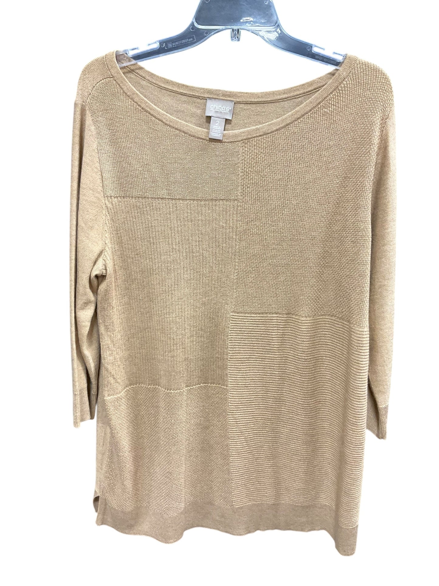 Sweater By Chicos In Beige, Size: L