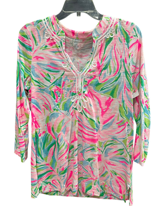 Top Long Sleeve By Lilly Pulitzer In Multi-colored, Size: M