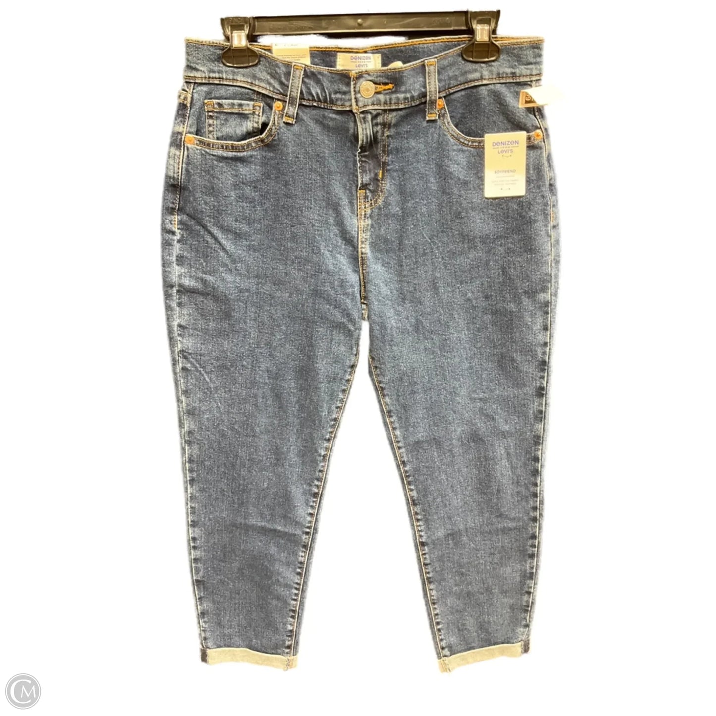 Jeans Straight By Levis In Blue Denim, Size: 2