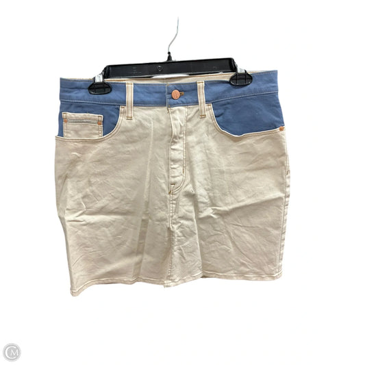 Skirt Mini & Short By Calvin Klein In Beige, Size: 12