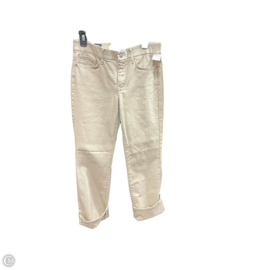 Jeans Straight By Not Your Daughters Jeans In Tan, Size: S