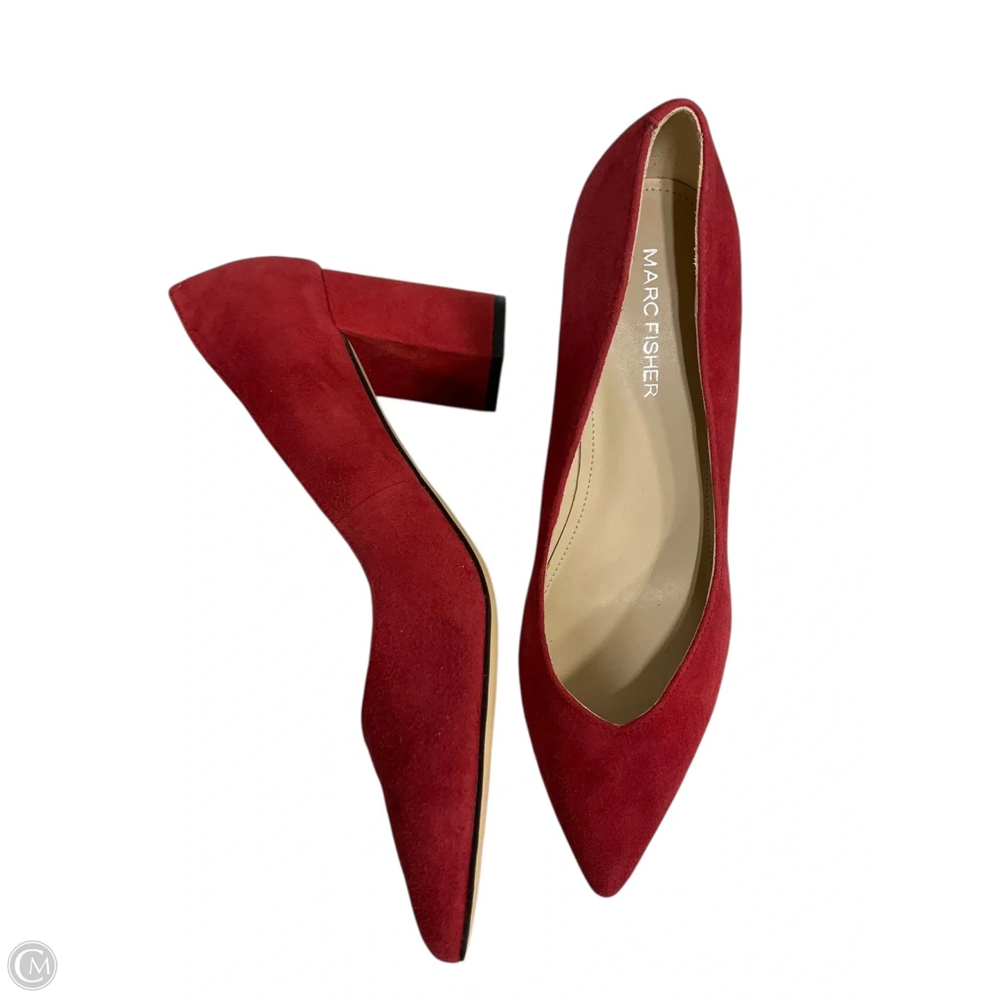 Shoes Heels Block By Marc Fisher In Red, Size: 7.5