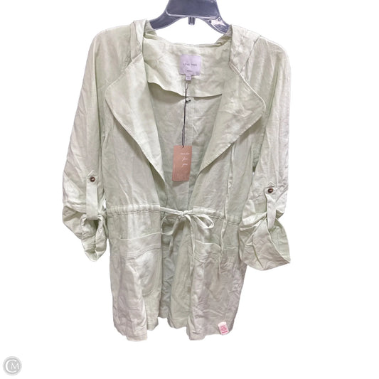Jacket Denim By Love Tree In Green, Size: S