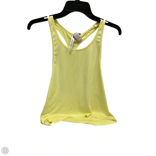 Athletic Tank Top By Fabletics In Yellow, Size: S