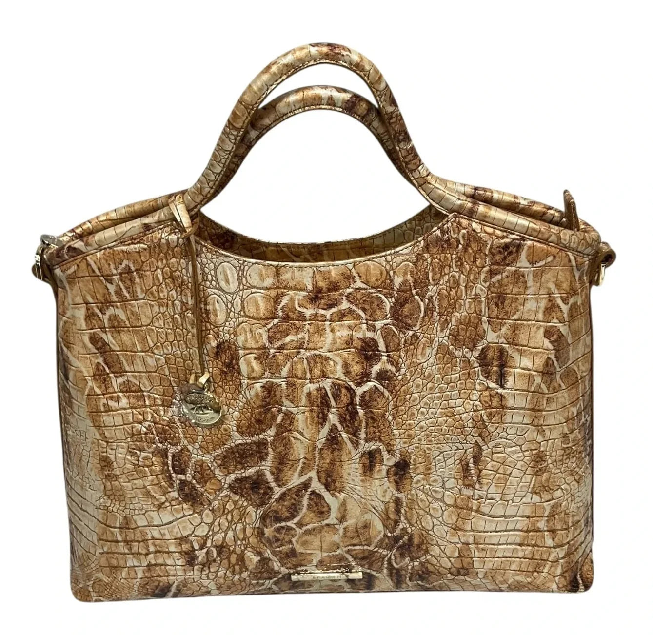 Handbag Designer By Brahmin, Size: Large