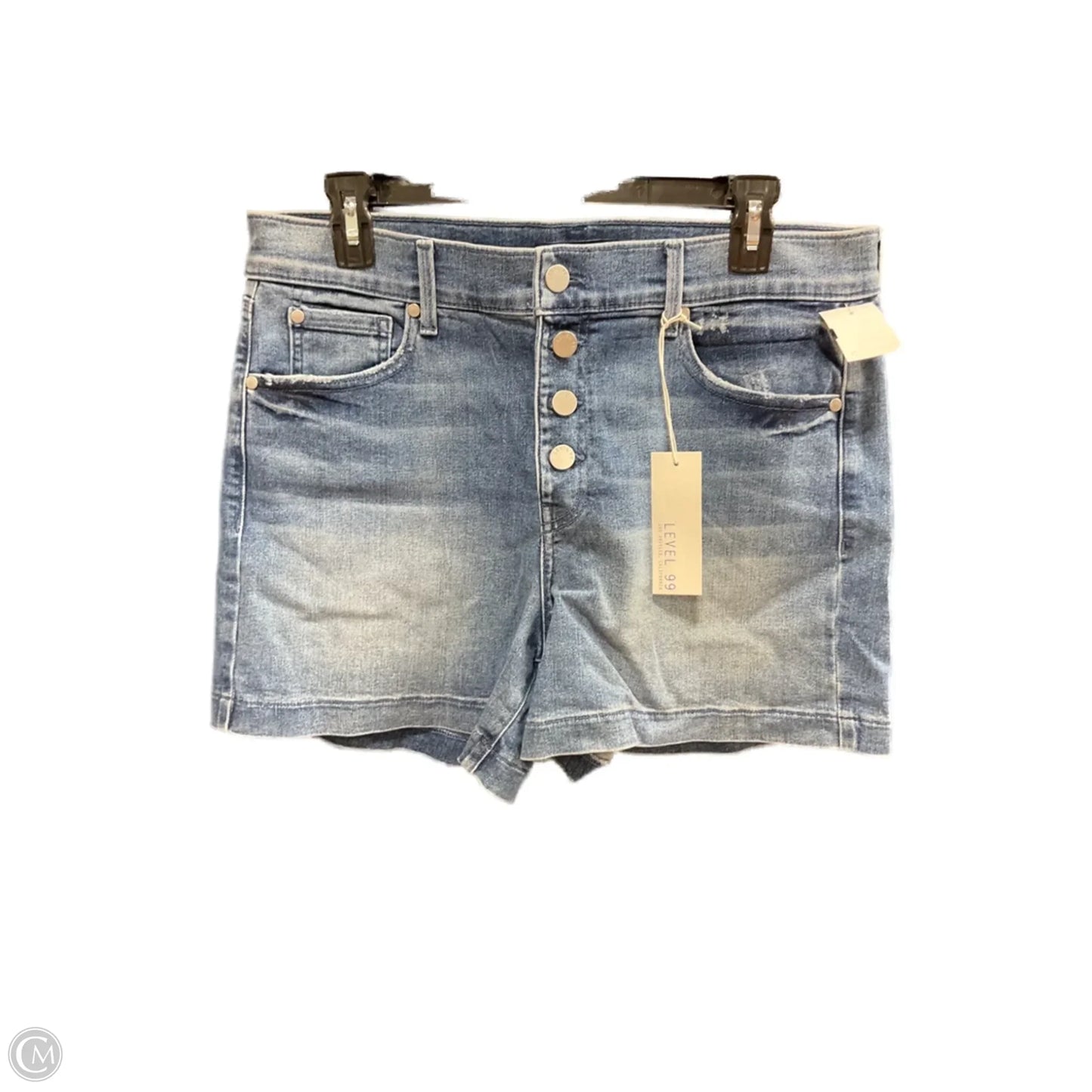 Shorts By Level 99 In Blue Denim, Size: 14