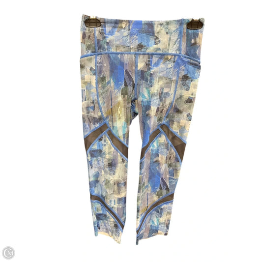 Athletic Leggings By Lululemon In Blue, Size: 4