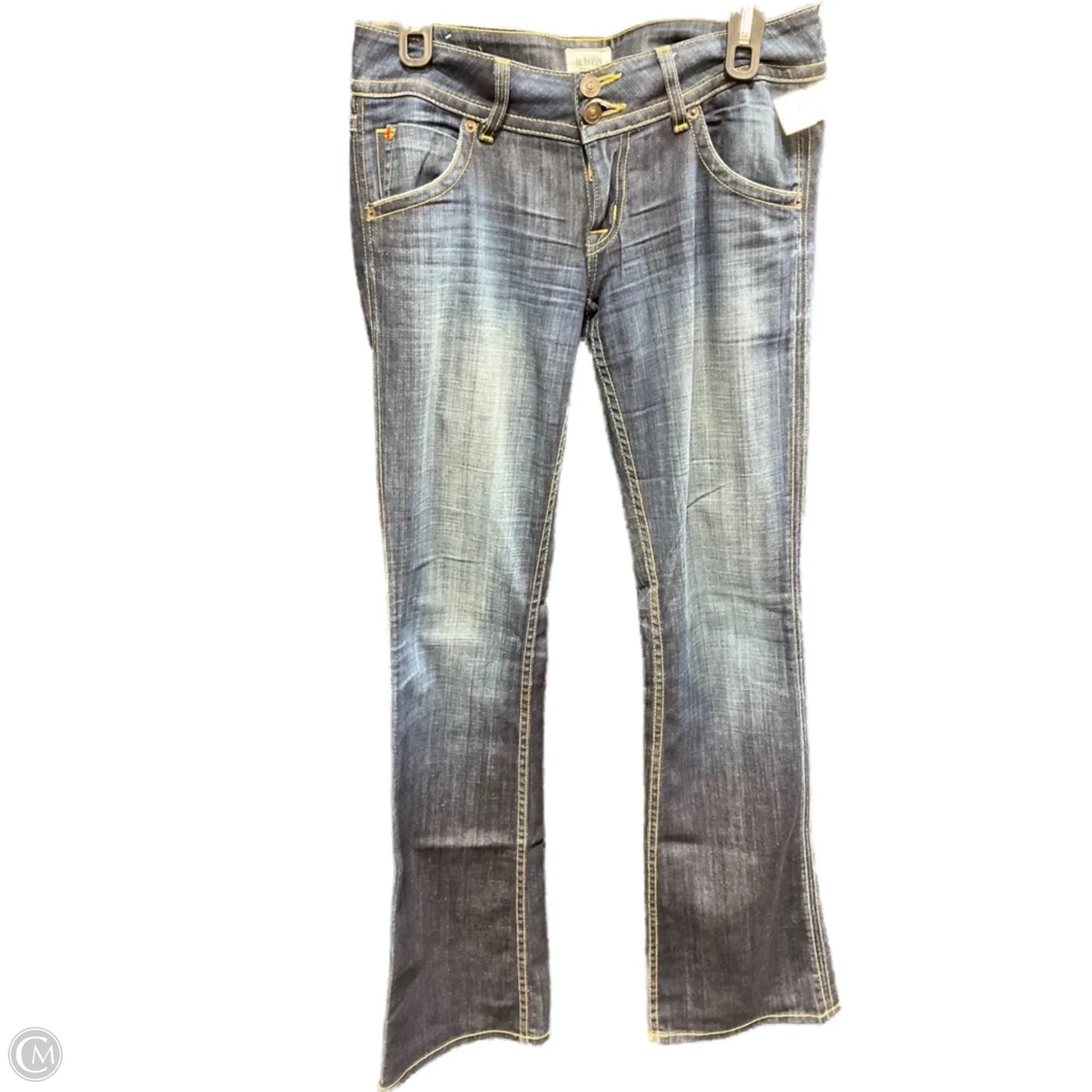 Jeans Wide Leg By Hudson In Blue Denim, Size: 2