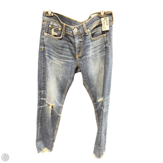 Capris By Rag And Bone In Blue Denim, Size: 4