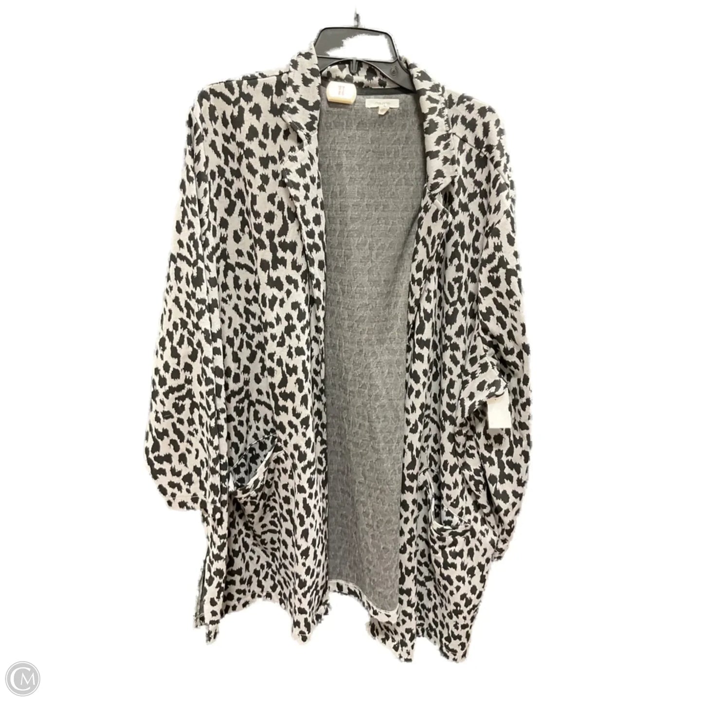 Cardigan By Maurices In Animal Print, Size: 4x