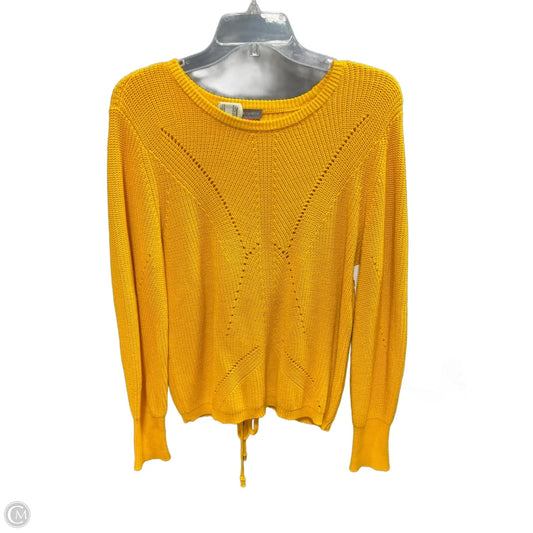 Sweater By Vince Camuto In Yellow, Size: M