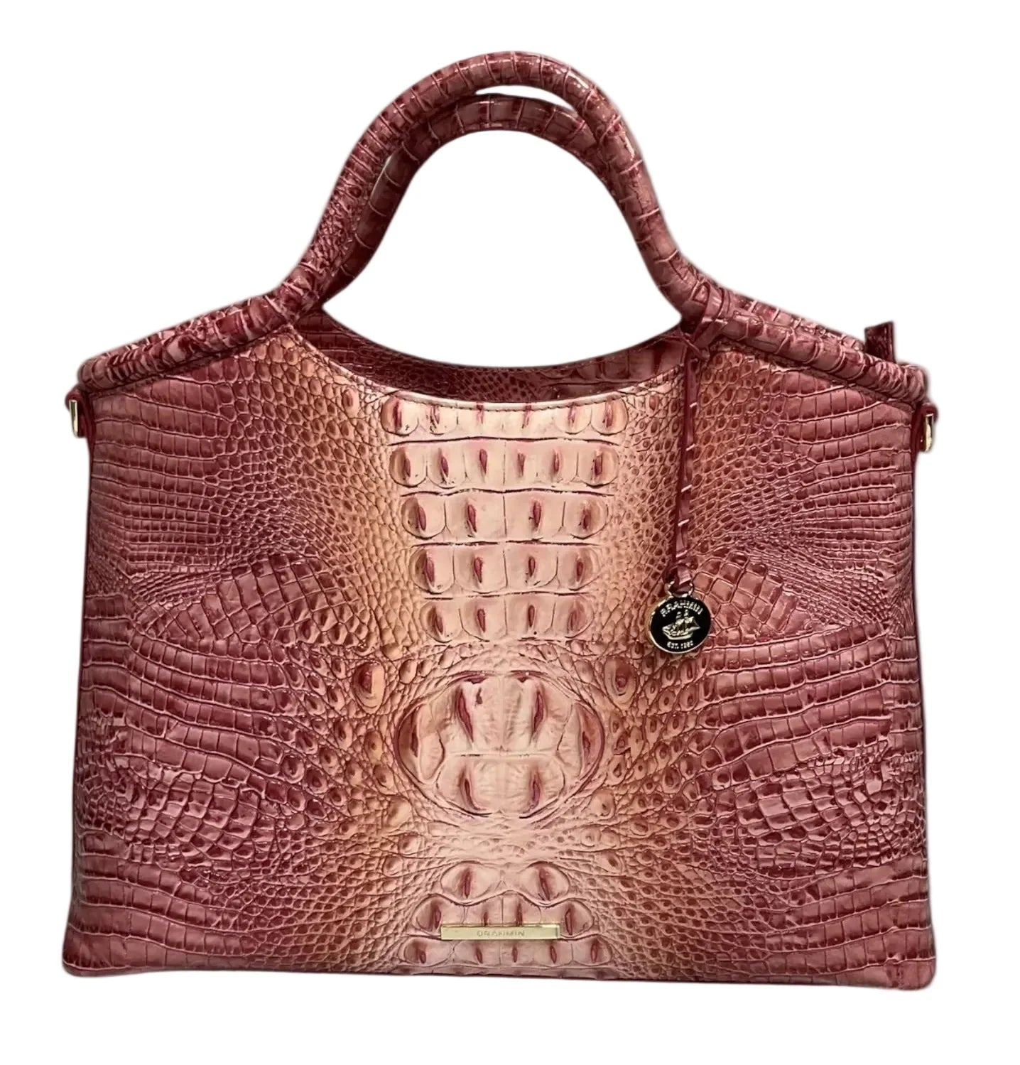 Handbag Designer By Brahmin, Size: Large