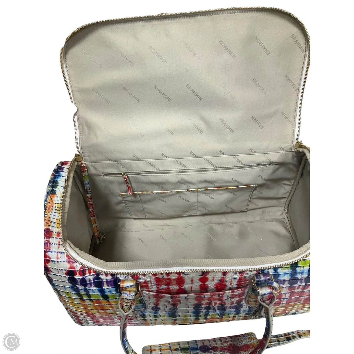 Duffle And Weekender Designer By Brahmin, Size: Large