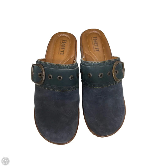 Shoes Heels Block By Born In Navy, Size: 6