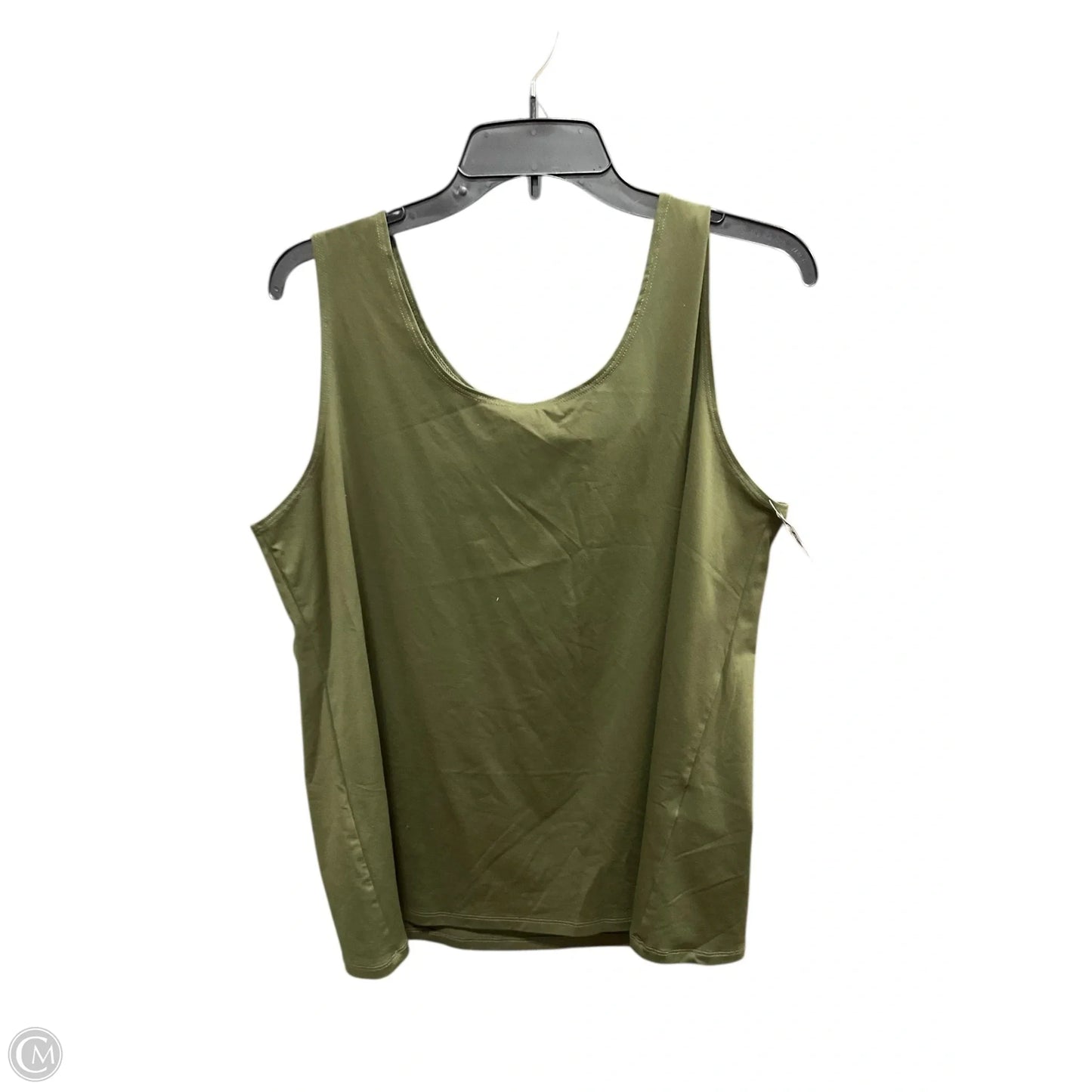 Top Sleeveless Basic By Chicos In Green, Size: 1x