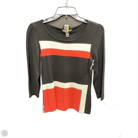 Top Long Sleeve By Inc In Black, Size: S