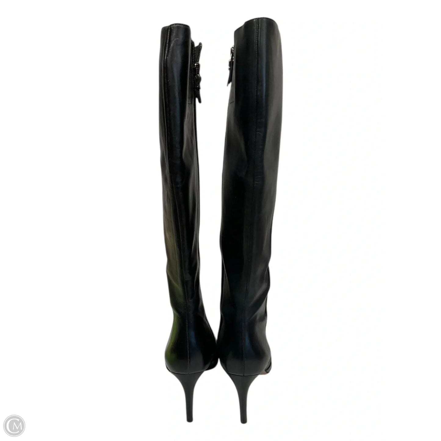 Boots Knee Heels By Via Spiga In Black, Size: 9