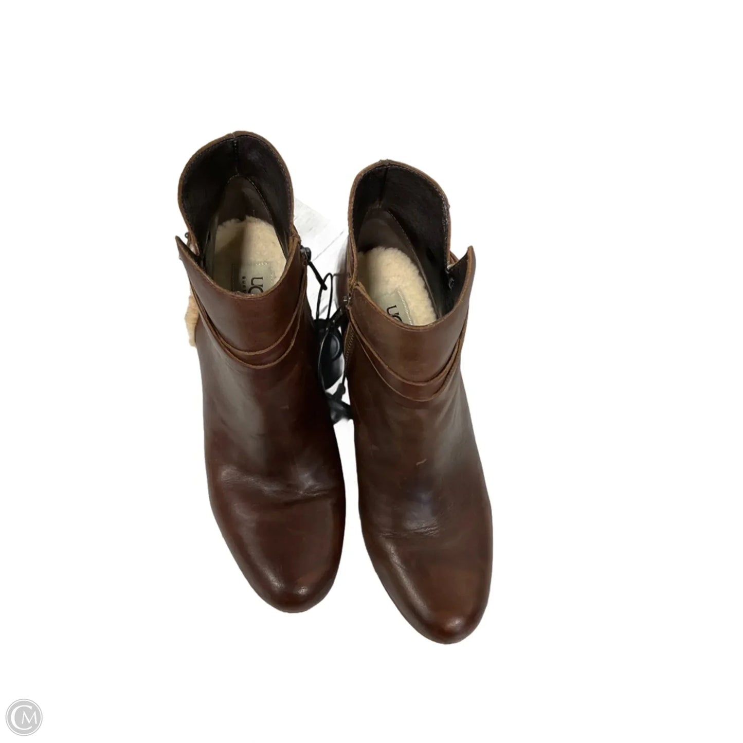 Boots Designer By Ugg In Brown, Size: 8.5