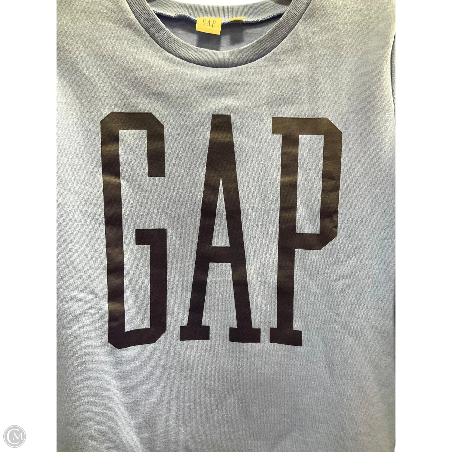 Sweatshirt Crewneck By Gap In Blue, Size: S