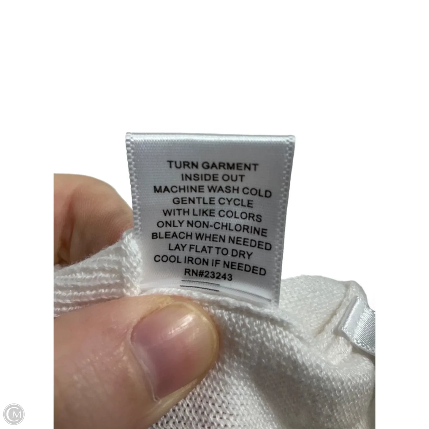 Top Long Sleeve Basic By New York And Co In Cream, Size: S