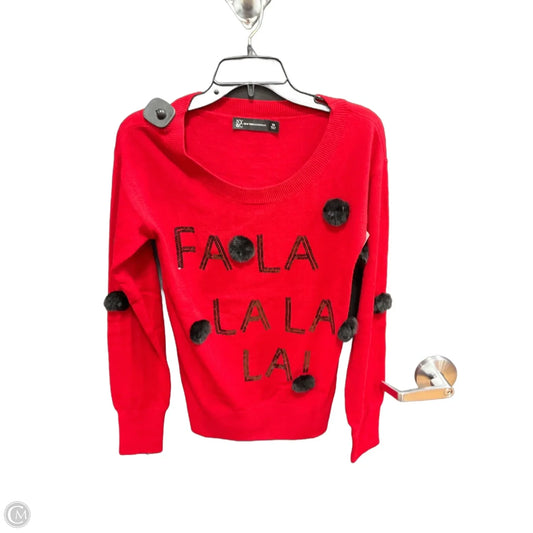 Sweater By New York And Co In Black & Red, Size: Xs