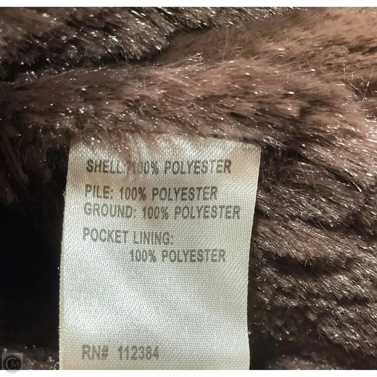 Coat Other By Calvin Klein In Brown, Size: M