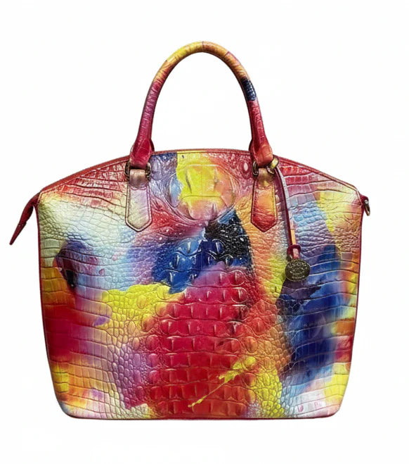 Handbag Designer By Brahmin, Size: Large